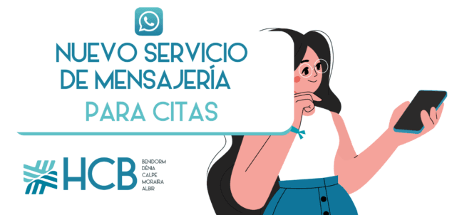 Imagen: HCB Hospitales tiene disponible el servicio de WhatsApp