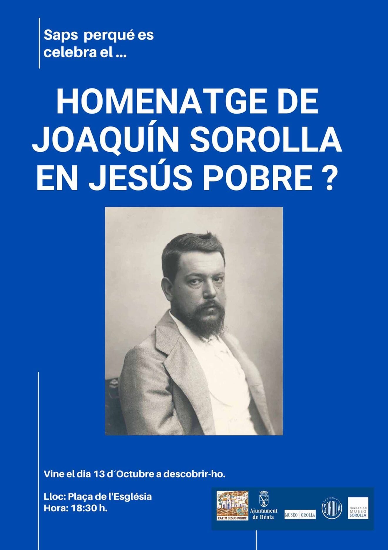 Homenaje en Jesús Pobre a Joaquín Sorolla