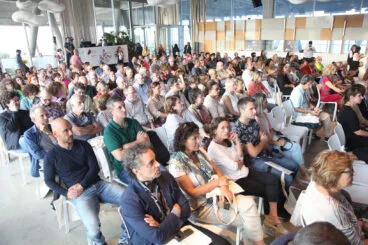 Público en la inauguración del Dénia Festival de les Humanitats