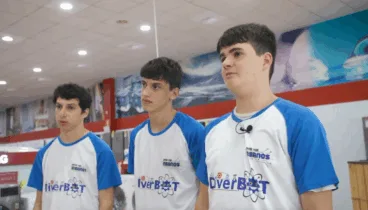Los tres jóvenes programadores que viajarán a Panamá para jugar la Final Internacional