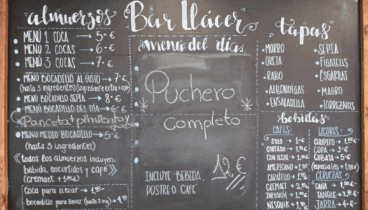 Menús en Bar Llàcer