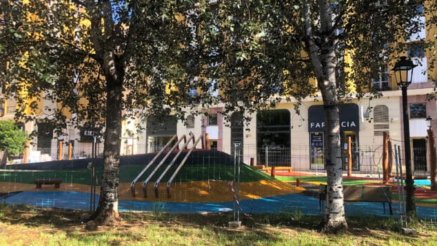 monticulo principal del parque