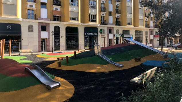 Imagen: Nuevo parque de toboganes de Dénia