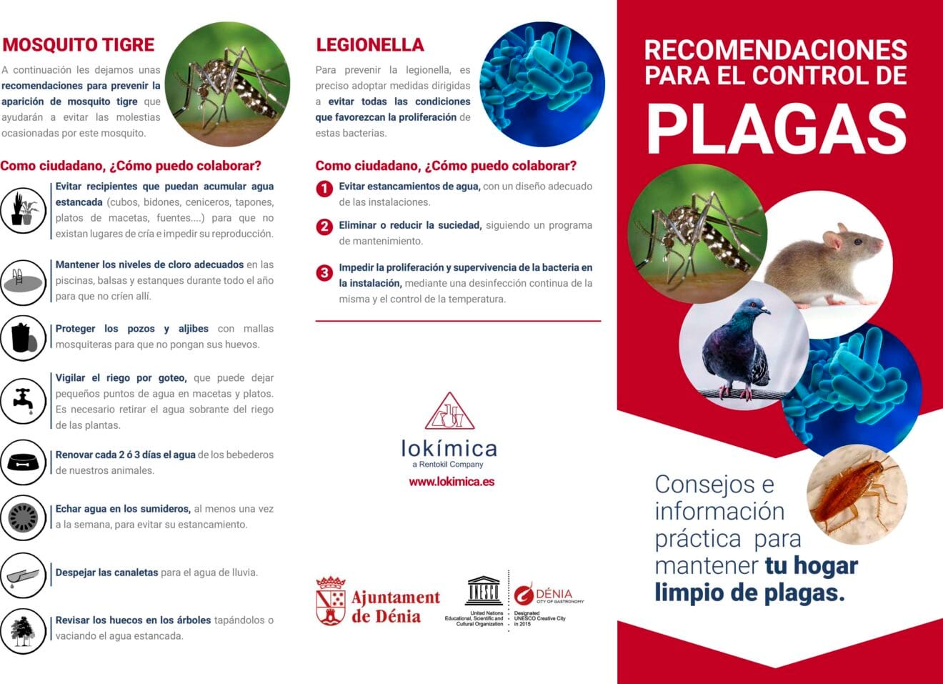 Recomendaciones en el control de plagas
