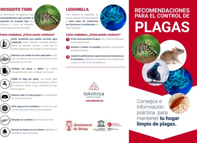 Dénia asegura trabajar en el control de plagas los 365 días al año 3 Imagen: Recomendaciones en el control de plagas