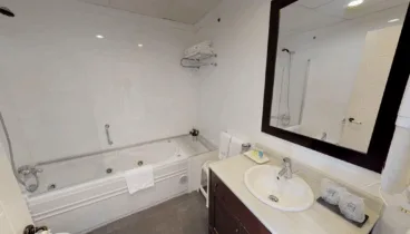 Relájate con un baño en su bañera