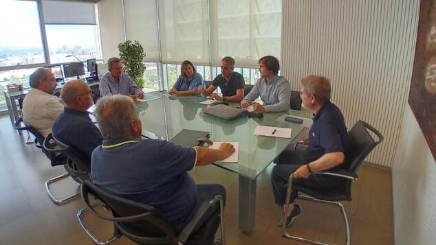 Imagen: Reunión de los vecinos de Dénia con la Dirección General de Costas