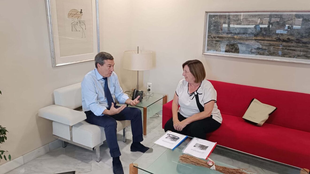 Reunión entre Pepa Font y Marciano Gómez