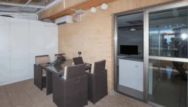Terraza cerrada, perfecta para utilizarla como estancia