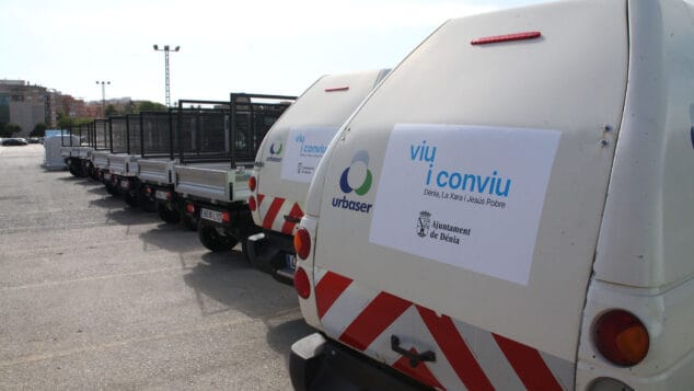 vehiculo usado para la limpieza de denia