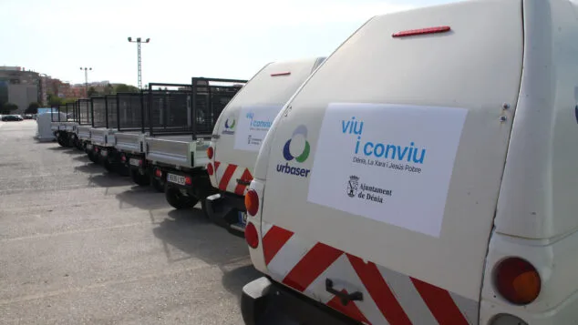 Imagen: Vehículo usado para la limpieza de Dénia