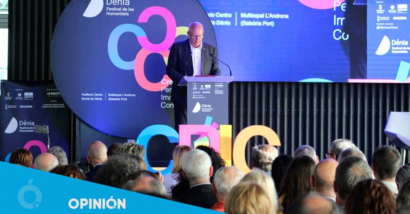 Vicent Grimalt en la inauguración del Festival de les Humanitats