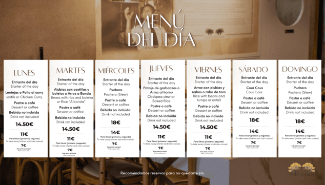 Llegan los deliciosos platos de cuchara con los mejores precios a este restaurante 2 Imagen: Vuelven los platos de cuchara al menú del día de Tasca Eulalia