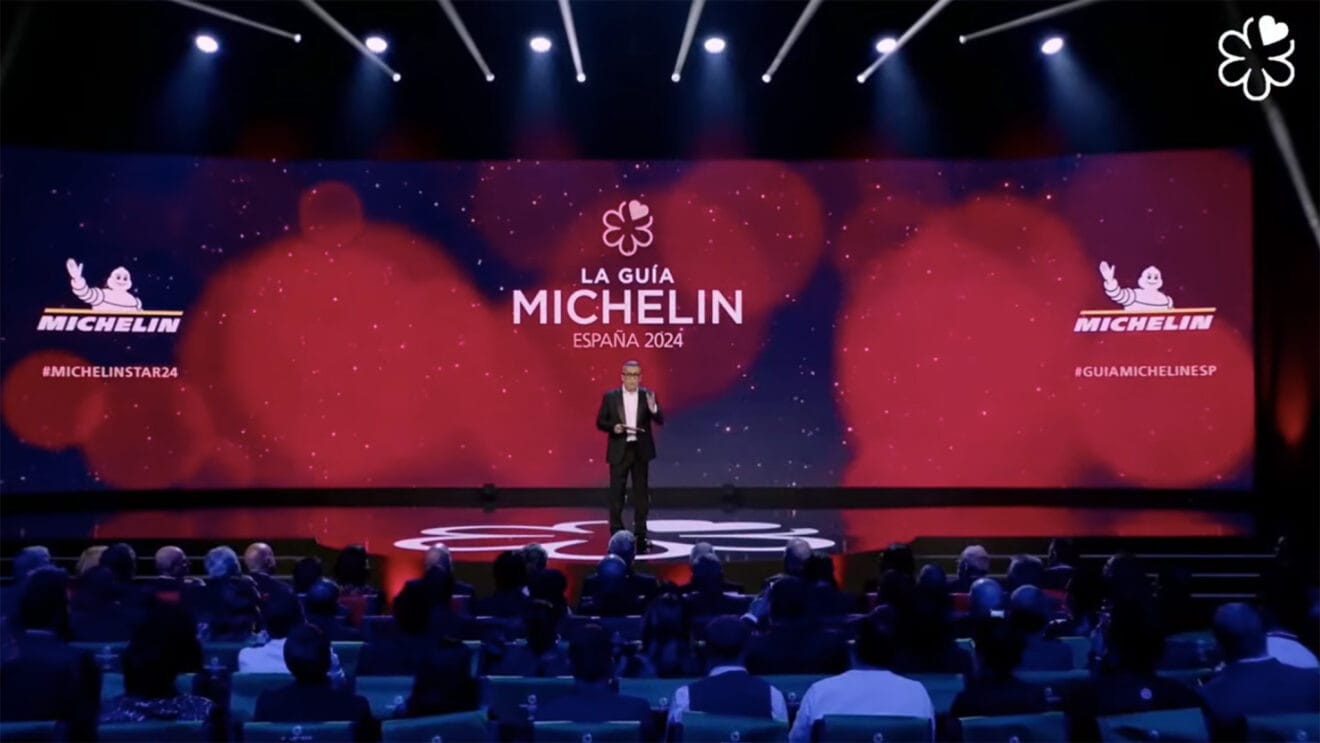 Andreu Buenafuente en el escenario de la Gala Michelin 2023