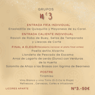 Degusta unos platos selectos en Mediterrasian