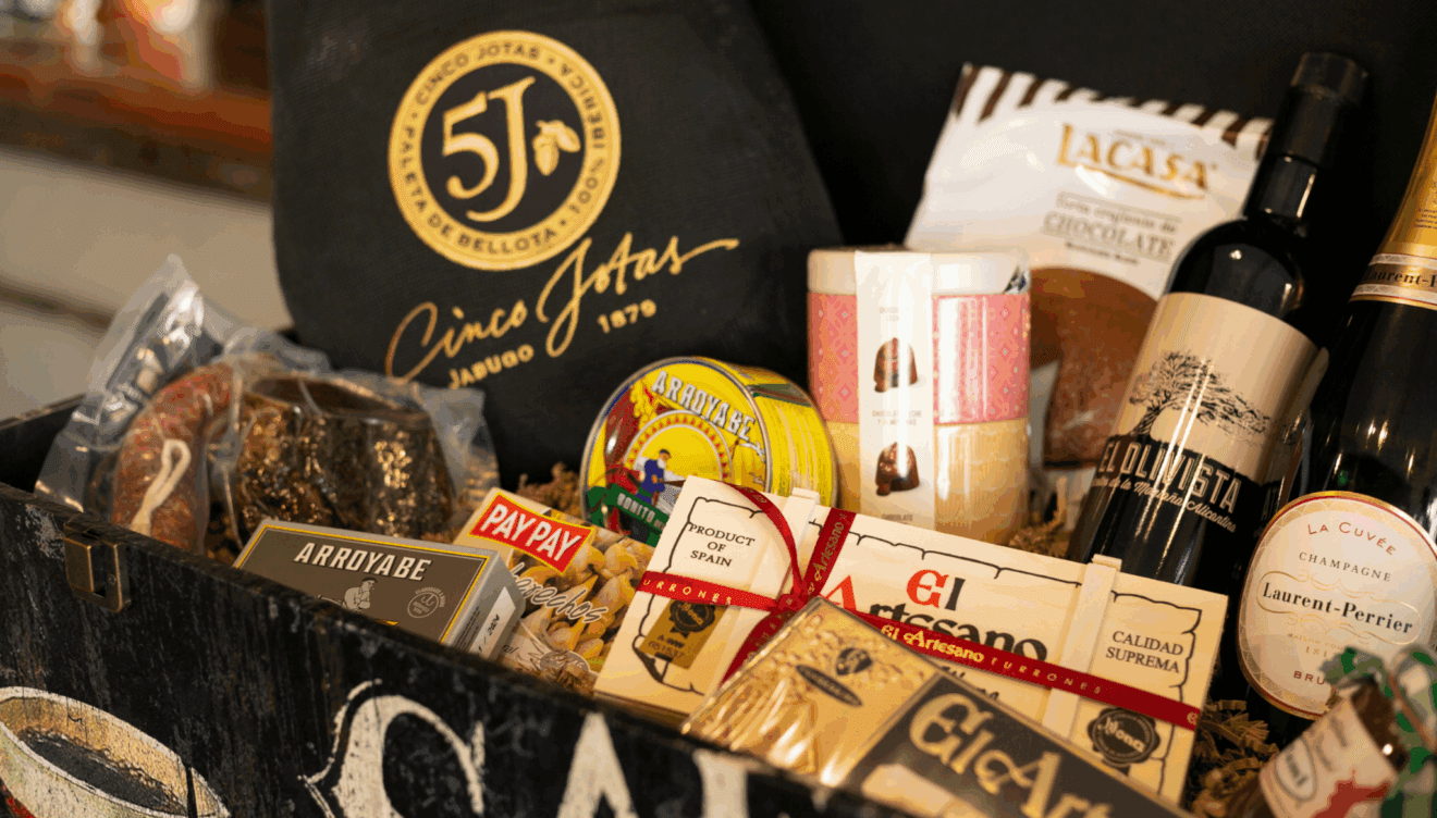 Disfruta de las mejores marcas de vinos, licores e ibéricos