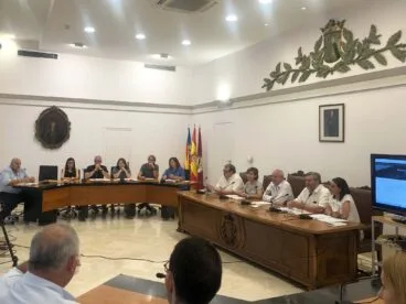 l'ajuntament de denia durant la sessió plenària