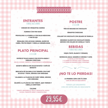 Menús de empresa 2023