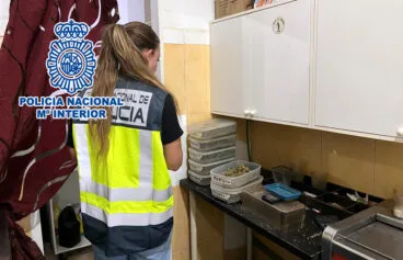 Sustancias halladas por la Policía Nacional en Dénia