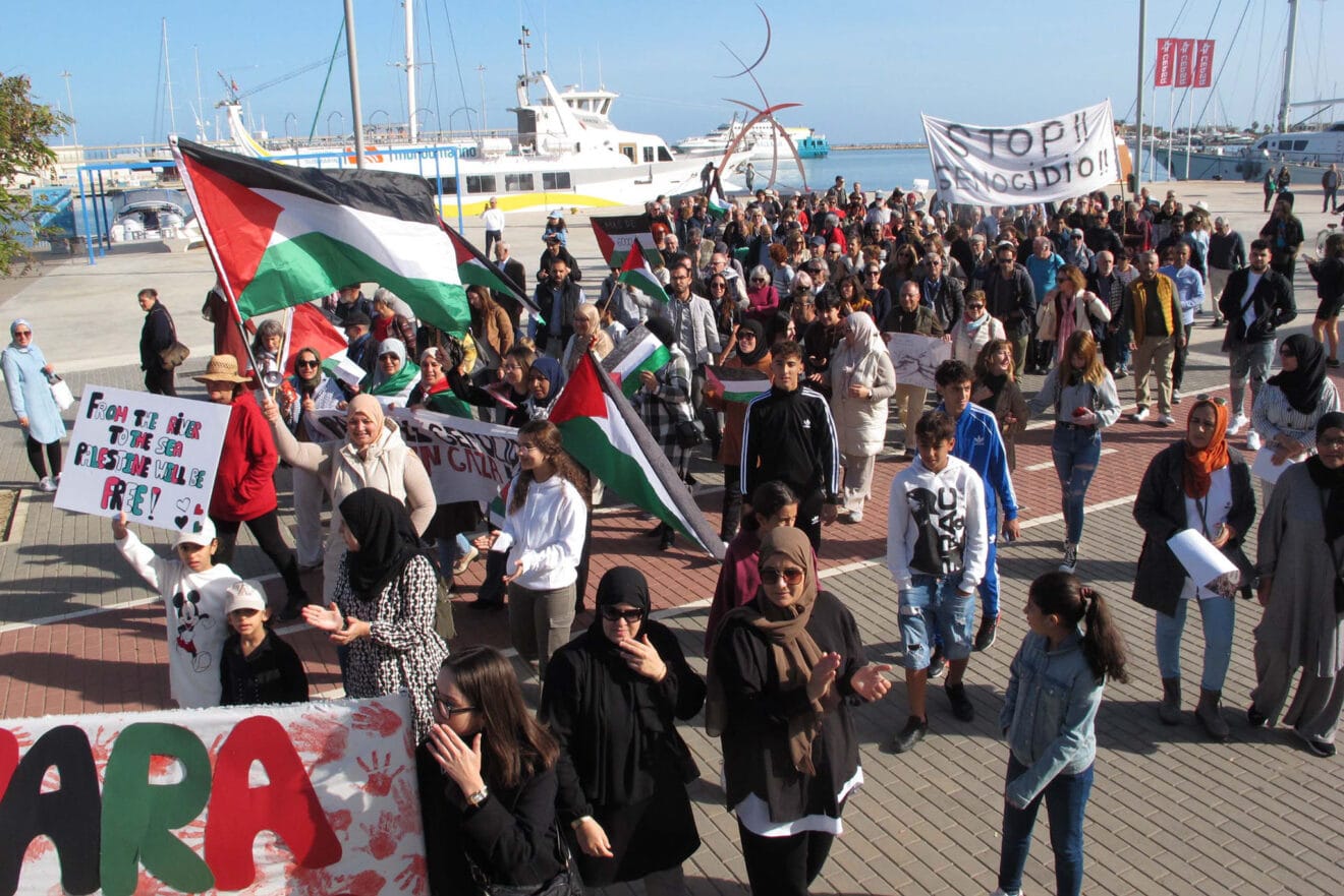 Manifestación por la paz en Gaza 10