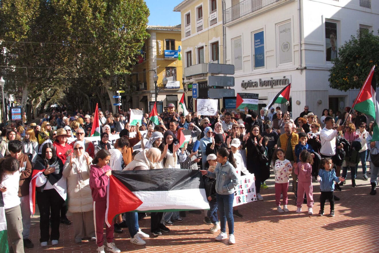 Manifestación por la paz en Gaza 16