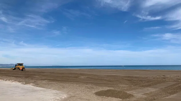 Imagen: Nuevos metros ganados al mar en el norte de Dénia