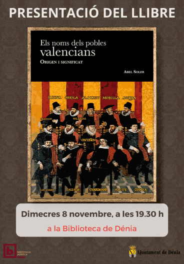 Presentación de Els noms dels pobles valencians
