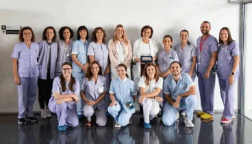 profesionales de la unidad de hospitalizacion a domicilio