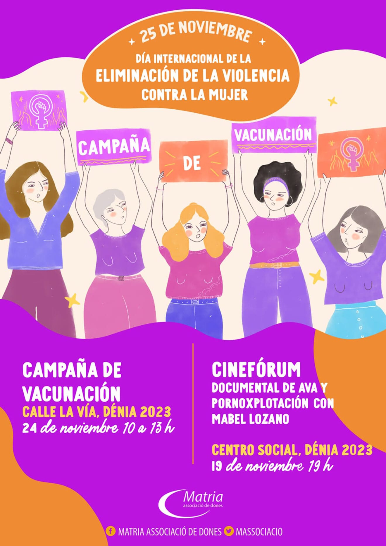 Programa del 25N de 2023 de Matria