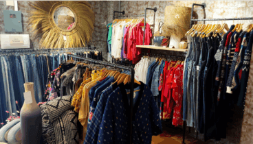 Blusas de seda vintage con bordados en La Vida Bohemia