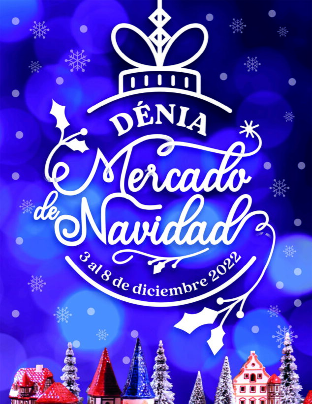 Imagen: Cartel del Mercado de Navidad de Dénia de 2022