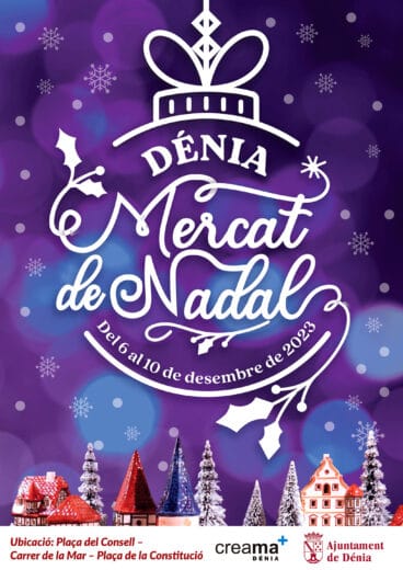 Cartel del Mercat de Nadal de Dénia