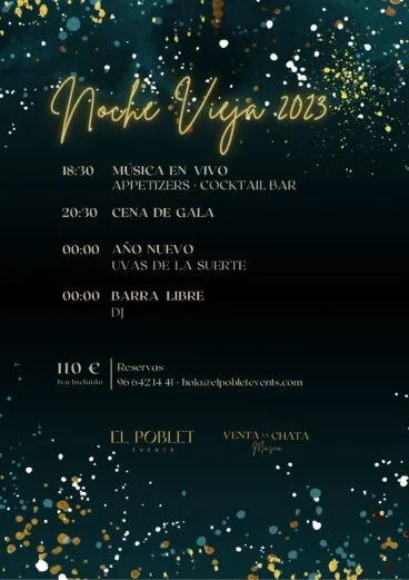 Celebra una nochevieja especial de la mano de El Poblet Events