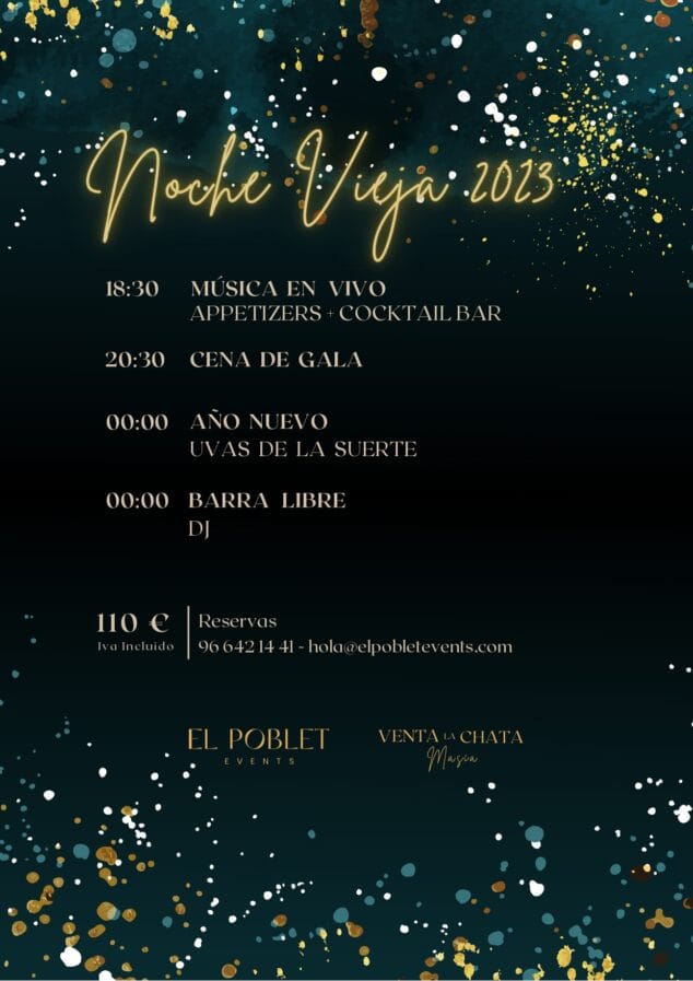 celebra una nochevieja especial de la mano de el poblet events