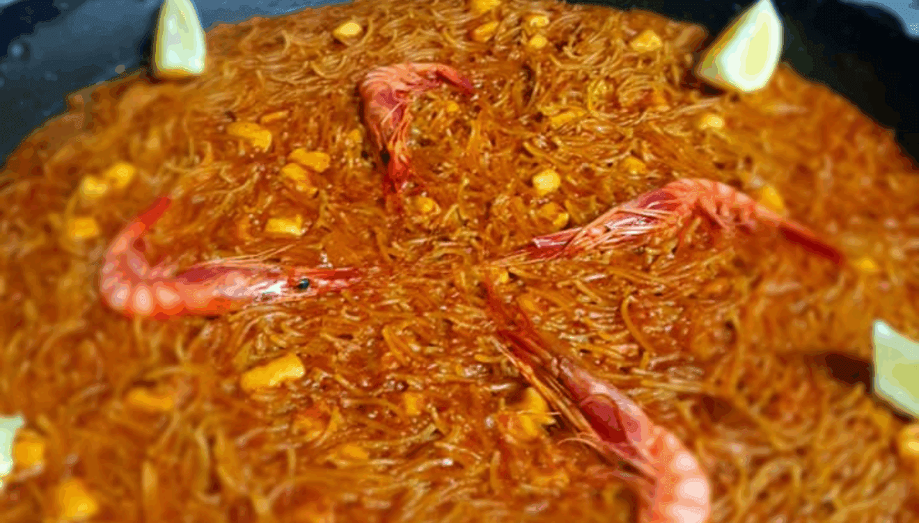 Deliciosa fideuà de pescado