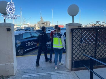 detencion de uno de los ladrones en denia
