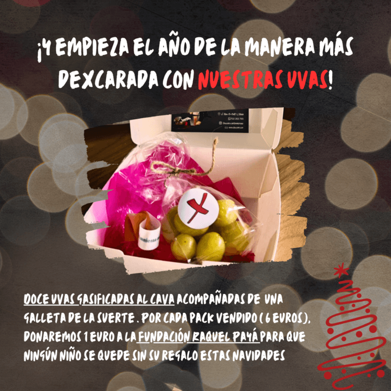 Disfruta de las uvas de la suerte y apoya esta causa solidaria