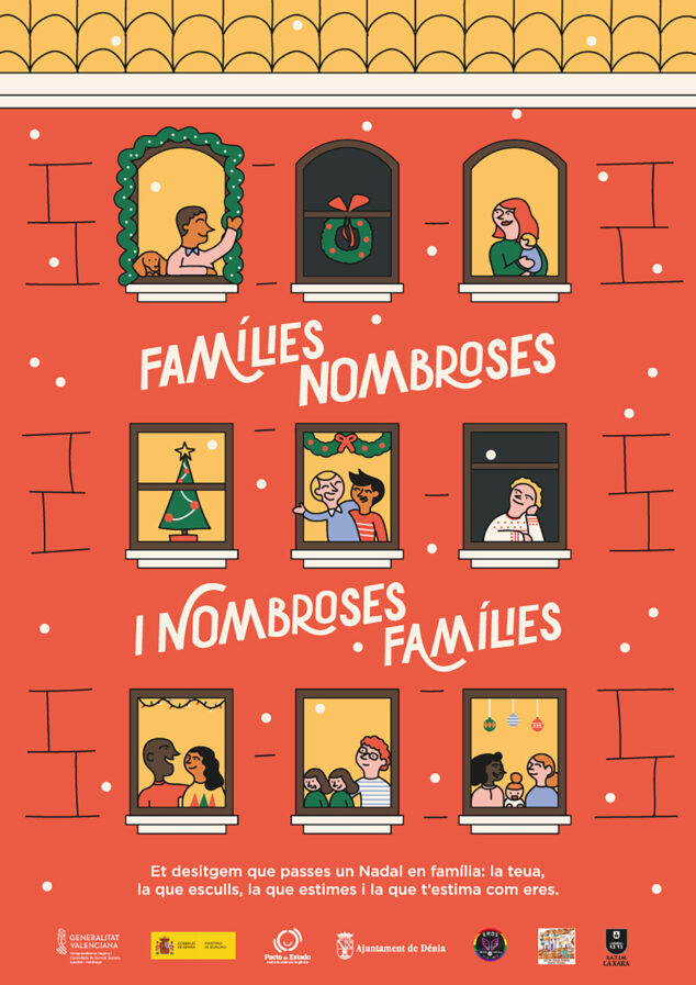 Imagen: El Ajuntament de Dénia lanza una campaña navideña para visibilizar la diversidad familiar