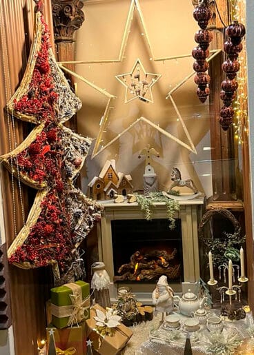 Escaparate de L’espai café, té i xocolate