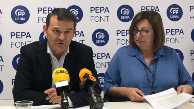 Imagen: José Antonio Cristobal junto a Pepa Font