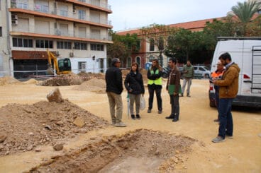 obras en el solar del antiguo ambulatorio de denia