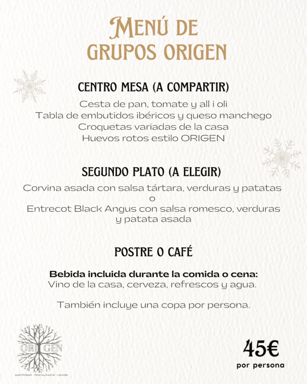 Imagen: Platos tradicionales para degustar en Origen