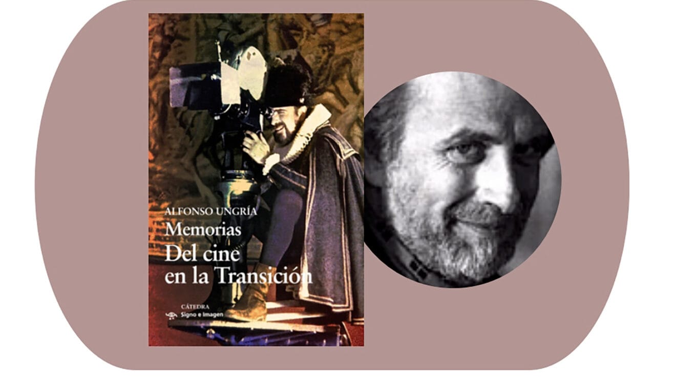 Portada presentación del libro Memorias Del cine en la Transición de Alfonso Ungría en Dénia