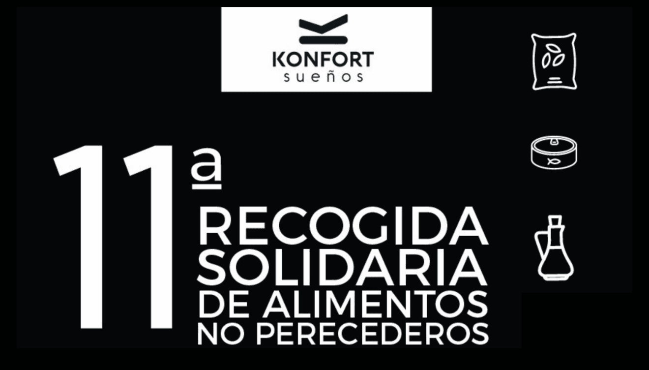 Recogida alimentos Konfort Sueños