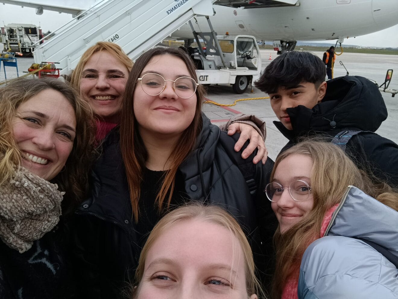 Estudiantes del Erasmus + del proyecto de IES Sorts de la Mar