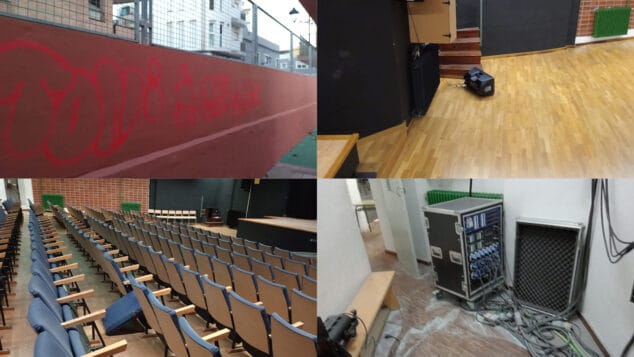 actos vandalicos en colegios de denia