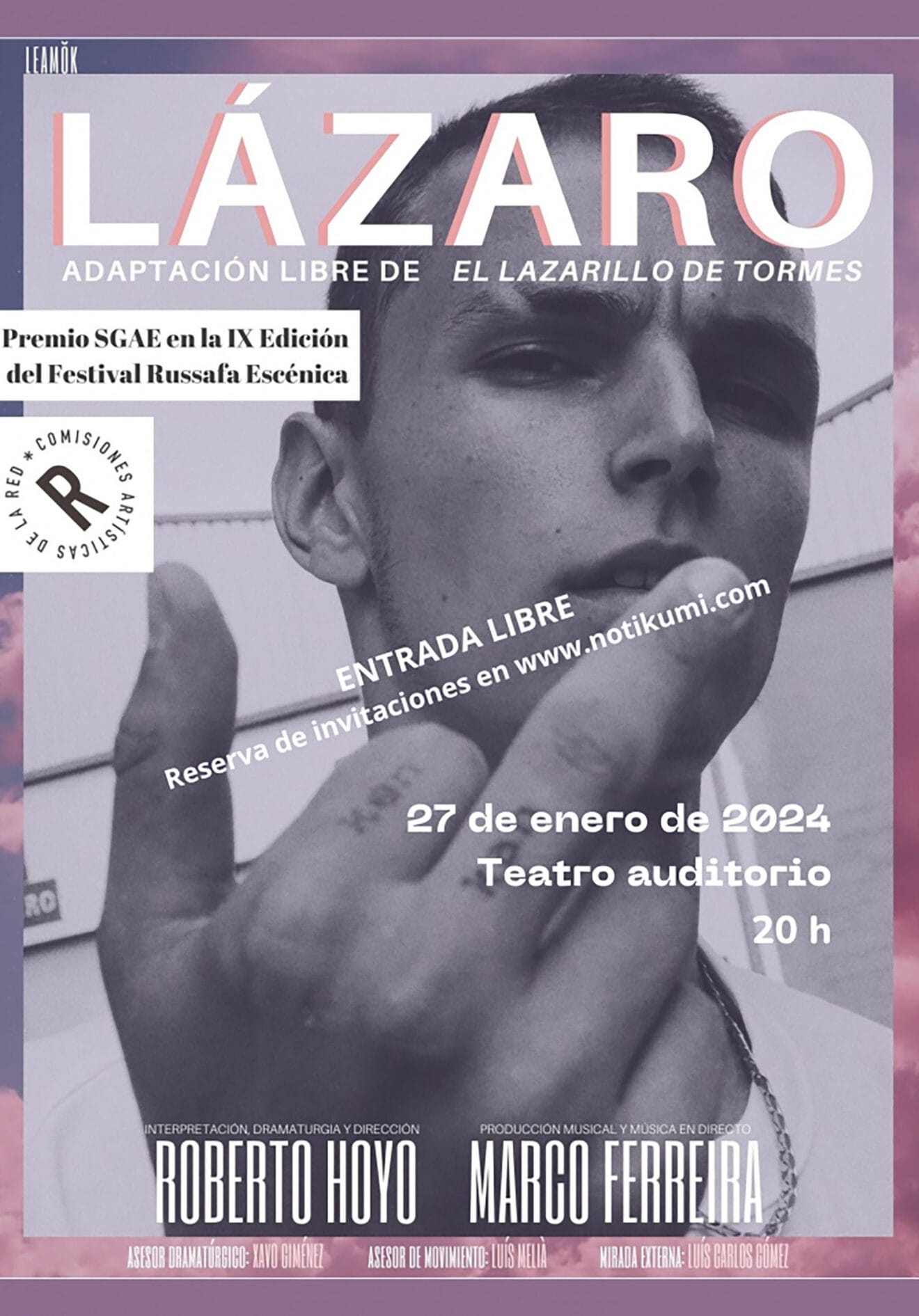 Cartel de la adaptación Lázaro