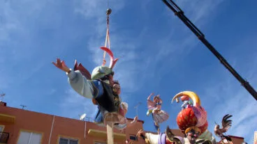 Plantà en las Fallas de Dénia de 2023