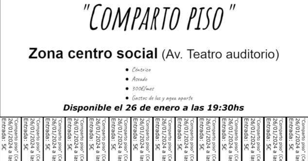 portada de la obra comparto piso