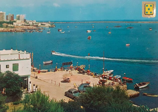 Imagen: Postal del Hotel Mar-Bella, en Dénia